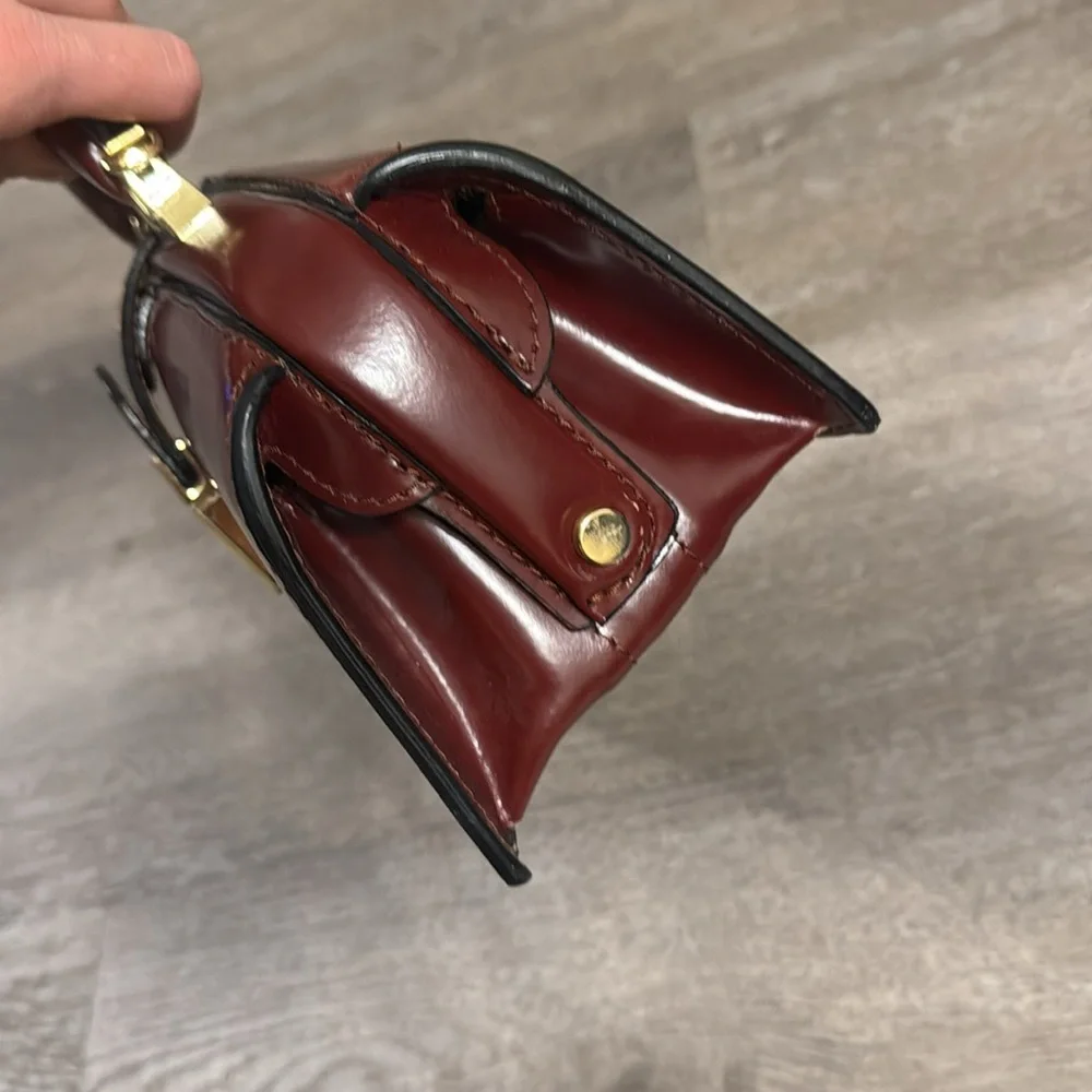 Pratesi Pelletterie Lady Brunelleschi Leather Handbag Shoulder Bag - Picture 4 of 12